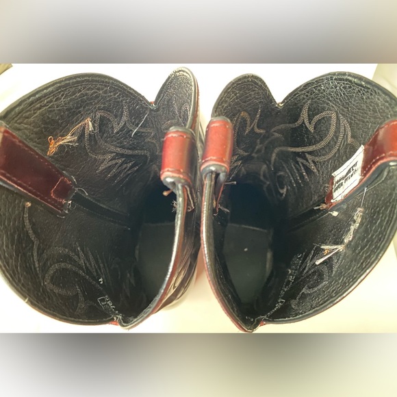 Code West Black Cherry Cowboy Boots Size 10.5 EE Extra Wide Western Cowgirl Farm - Picture 7 of 11